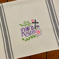 Easter Kitchen Hand Towel - He is Risen