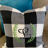 Black & White Buffalo Check Throw Pillow