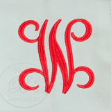 Kitchen Hand Towel - Embroidered Initial