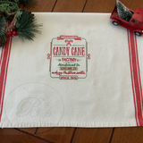 Candy Cane Factory Kitchen Hand Towel