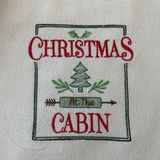 Christmas Cabin Kitchen Hand Towel