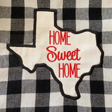 Home Sweet Home Kitchen Towels - Texas